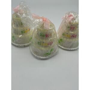 Lot 3 Import of HS Birthday Cake Shaped Candles Novelty Party Decor Gift